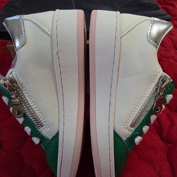 ⭐ Girls Vintage Havana “Betty” Sneakers – Size 10 – White/Green/Pink – NWT - Picture 3 of 8